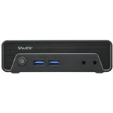 Shuttle Nano PC NE10N 0,6L maat pc Zwart N100 Intel SoC