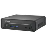 Shuttle Nano PC NE10N 0,6L maat pc Zwart N100 Intel SoC