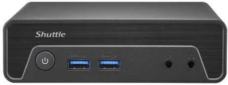 Shuttle Nano PC NE10N 0,6L maat pc Zwart N100 Intel SoC
