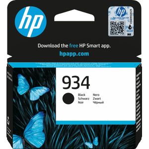 HP 934 Black Original Ink Cartridge inktcartridge 1 stuk(s) Origineel Normaal rendement Zwart