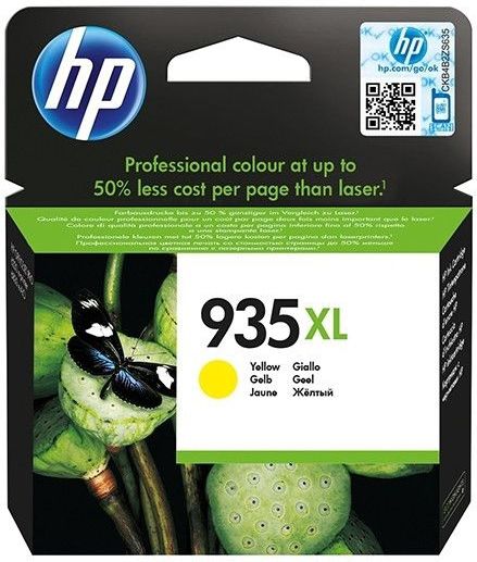 HP 935XL High Yield Yellow Original Ink Cartridge inktcartridge 1 stuk(s) Origineel Hoog (XL) rendement Geel