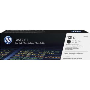 HP 131X 2-pack (Opruiming 2 x 1-pack los) zwart (CF210XD) - Toners - Origineel Hoge Capaciteit