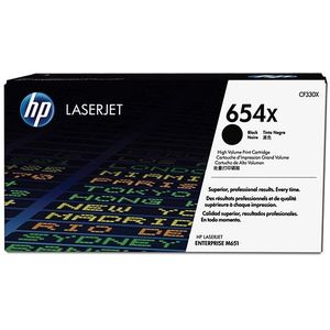 HP - 654X - Toner - Zwart - Hoge Capaciteit