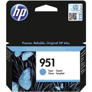 HP 951 Cyan Original Ink Cartridge inktcartridge 1 stuk(s) Origineel Normaal rendement