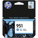 HP 951 Cyan Original Ink Cartridge inktcartridge 1 stuk(s) Origineel Normaal rendement