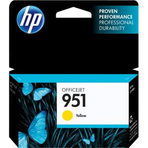 HP CN052AE 951 originele gele inktcartridge voor HP Officejet Pro 276dw, 8600, 8610, 8620, 251dw, 8100