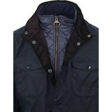 Barbour - Ogston - Waxjas - Donkerblauw - Heren - Winterjas