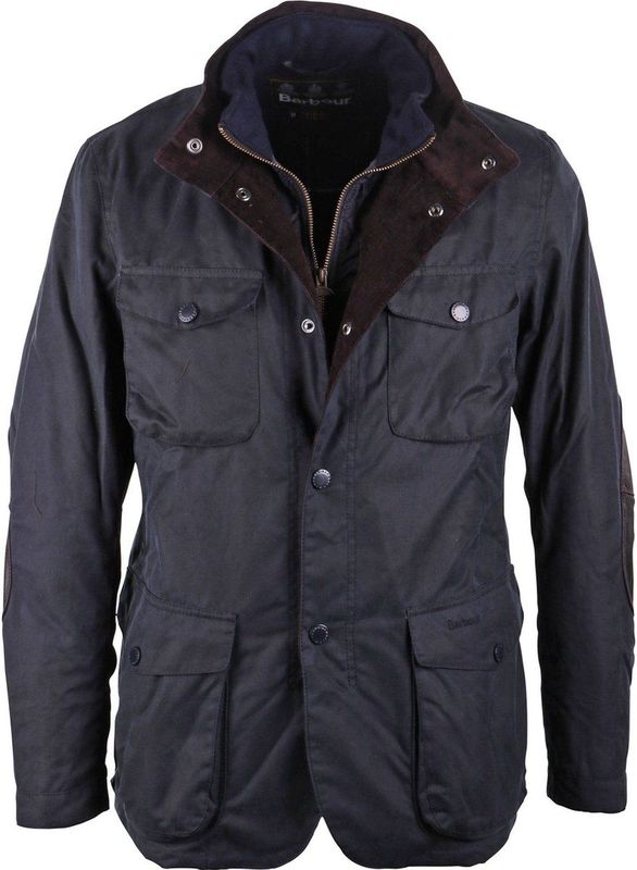 Barbour - Ogston - Waxjas - Donkerblauw - Heren - Winterjas