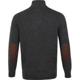 Barbour Zip Vest - Antraciet - Lamswol - Heren - Outdoor