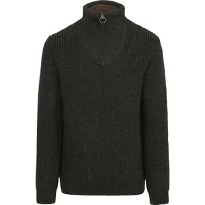 Barbour - New Tyne - Schipperstrui - Olijfgroen - Wol