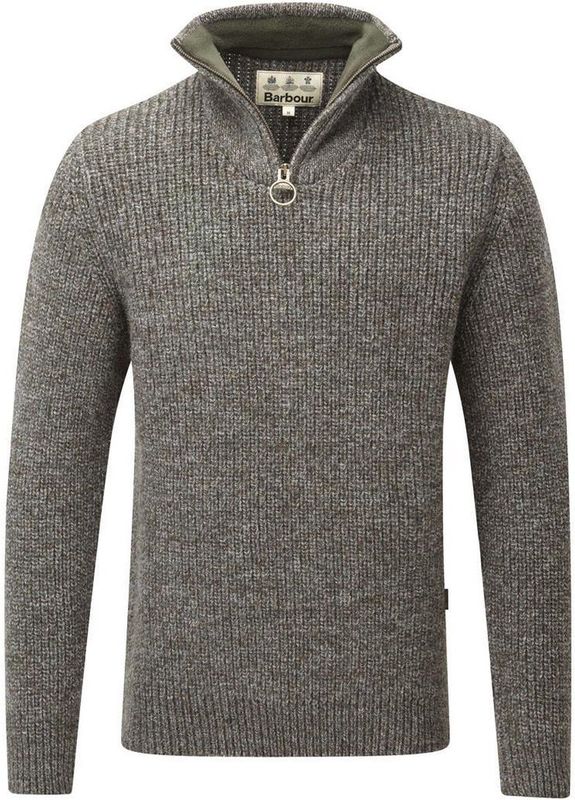 Barbour - New Tyne - Schipperstrui - Olijfgroen - Wol