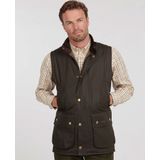 Barbour Westmoreland Wax Bodywarmer Olijfgroen - Maat M - Heren - Wax jassen