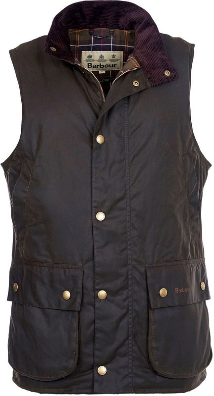 Barbour Westmoreland Wax Bodywarmer Olijfgroen - Maat M - Heren - Wax jassen