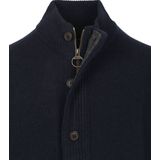 Barbour Trui Wol Patch Navy - Heren - Schipperstrui