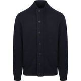 Barbour Trui Wol Patch Navy - Heren - Schipperstrui