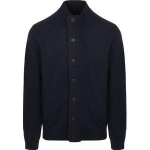 Barbour Trui Wol Patch Navy - Heren - Schipperstrui