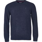 Barbour Tisbury Trui Wolmix Donkerblauw - Heren - Pullovers