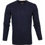 Barbour Tisbury Trui Wolmix Donkerblauw - Heren - Pullovers
