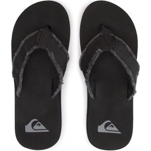 Quiksilver - Monkey Abyss - Slippers - Black - Canvas/Textiel/Rubber