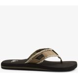 Quiksilver Monkey Abyss Heren Slippers - Groen/Zwart/Bruin