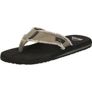 Quiksilver Monkey Abyss Heren Slippers - Groen/Zwart/Bruin