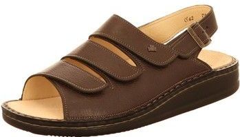 Finn Comfort Finn Comfort Sylt, Herrensandale, Saratoga, Dunkelbraun, Klett-u. Schn Sandale