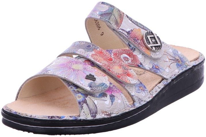 Finn Comfort - Muiltje - Damesslippers - Hoogwaardig Leer - Klittenband