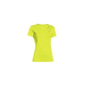 Under Armour Tech SSV - Solid - Fitnessshirt - Dames - Geel
