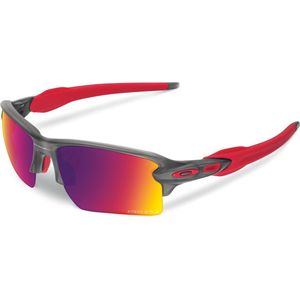 Oakley Flak Sportbril Matte Grey Smoke / Prizm Road