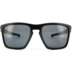 Oakley zonnebril Sliver XL OO9341-01 Matt zwart grijs gepolariseerd | Sunglasses