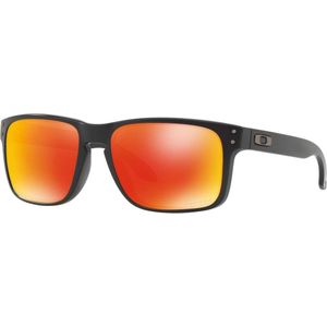 Oakley Holbrook Matte Black Zonnebril 0OO9102 9102E2 57 (Diameter lens: 57)