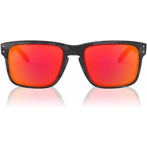 Oakley rechthoek heren zwarte camo prizm ruby ​​zonnebril | Sunglasses
