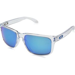 Oakley Holbrook Polished clear Prizm Saphire Polarized