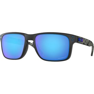 Oakley Holbrook OO 9102 H0 55 - vierkant zonnebrillen, mannen, zwart, polariserend spiegelend