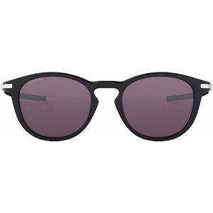 Oakley Round Mens Satin Black Prizm grijze zonnebril | Sunglasses