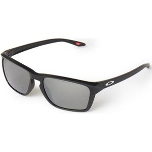 Oakley Sylas OO 9448 06 - rechthoek zonnebrillen, mannen, zwart, spiegelend