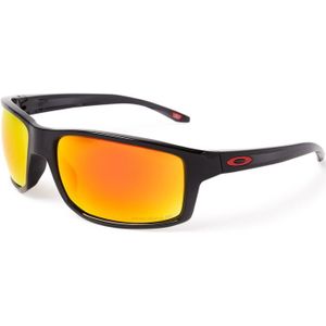 Oakley Gibston OO 9449 05 60 - rechthoek zonnebrillen, mannen, zwart, polariserend spiegelend