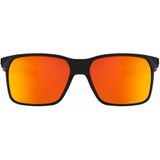 Oakley Portal X OO 9460 05 59 - rechthoek zonnebrillen, mannen, zwart, polariserend spiegelend