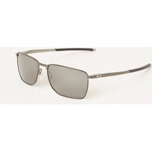 Oakley Ejector OO 4142 03 58 - rechthoek zonnebrillen, mannen, zwart, polariserend spiegelend