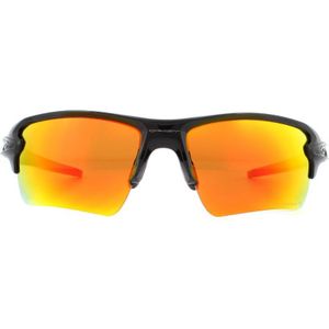 Oakley Zonnebril Flak 2.0 XL OO9188-F6 Gepolijst Zwart Prizm Ruby Gepolariseerd | Sunglasses