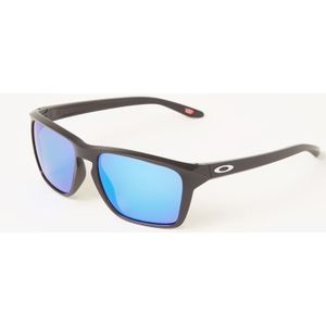 Oakley Zonnebril Sylas OO9448-12 Mat Zwart Prizm Sapphire Iridium Gepolariseerd | Sunglasses