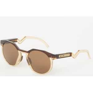 Oakley - Merken - Hstn Dark Amber/Light Curry Prizm Tungsten voor Unisex - Bruin