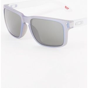 Oakley Holbrook OO 9102 X8 55 - vierkant zonnebrillen, mannen, blauw, spiegelend