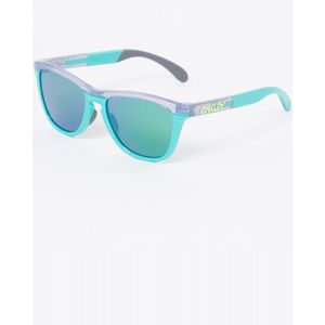 Oakley, Accessoires, unisex, Blauw, ONE Size, Vierkante Frame Spiegelende Zonnebril