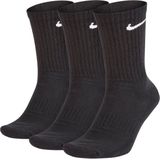 Nike - Everyday Cushion Crew Socks - 3 Pack Sokken - 34 - 38 - Zwart