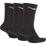 Nike - Everyday Cushion Crew Socks - 3 Pack Sokken - 34 - 38 - Zwart