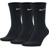 Nike - Everyday Cushion Crew Socks - 3 Pack Sokken - 34 - 38 - Zwart