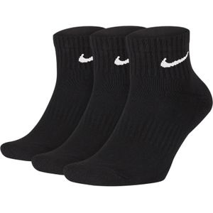 Nike Everyday Cush Ankle Sportsocken 3er Pack in schwarz