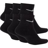 Nike - Everyday Cushioned - Sportsokken - Zwart - Unisex - Set van 3