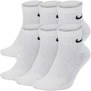 Nike Everyday Cushioned Ankle Sportsocken 6er Pack in weiß, Größe: 42-46